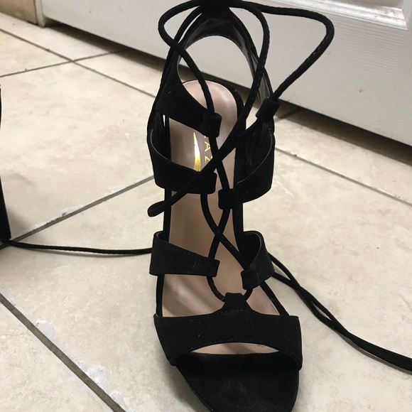 Sexy Strappy Black Heels - Picture 5 of 8